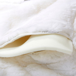 Ammortizzatore in memory foam con rialzo anteriore e posteriore in EVA Acavallo Bianco / bianco Ammortizzatore in memory foam con rialzo anteriore e posteriore in EVA Acavallo Bianco / bianco