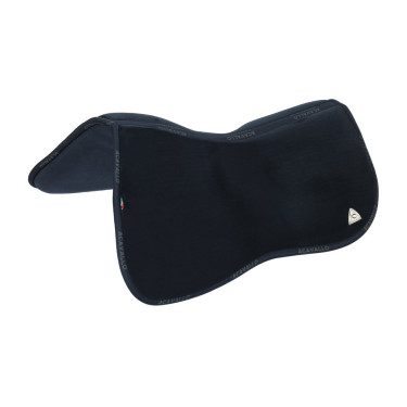 Ammortizzatore in memory foam con rialzo anteriore in montone completo Acavallo Blu Ammortizzatore in memory foam con rialzo anteriore in montone completo Acavallo Blu