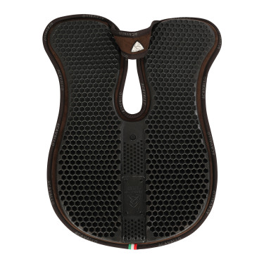 Ammortizzatore in memory foam con rialzo posteriore Acavallo Marrone