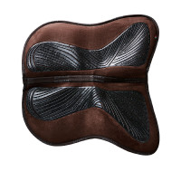 Ammortizzatore in memory foam con rialzo posteriore in montone intero Acavallo Marrone