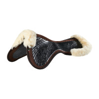 Ammortizzatore in memory foam con rialzo anteriore e posteriore Acavallo Nero / naturale