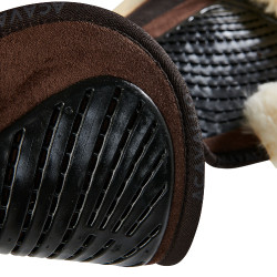 Ammortizzatore in memory foam con rialzo anteriore e posteriore Acavallo Marrone / naturale Ammortizzatore in memory foam con rialzo anteriore e posteriore Acavallo Marrone / naturale