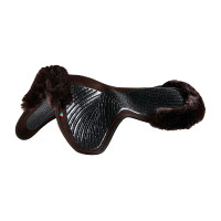 Ammortizzatore in memory foam con rialzo anteriore e posteriore Acavallo Nero / naturale