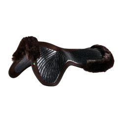 Ammortizzatore in memory foam con rialzo anteriore e posteriore Acavallo Marrone / marrone