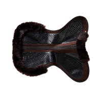 Ammortizzatore in memory foam con rialzo anteriore e posteriore Acavallo Nero / naturale