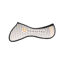Ammortizzatore in memory foam con grip in silicone e logo Equestro Bianco Ammortizzatore in memory foam con grip in silicone e logo Equestro Bianco