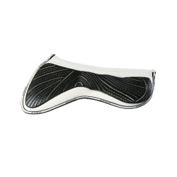 Ammortizzatore in memory foam con grip in gel esagonale e rialzo anteriore Acavallo Bianco