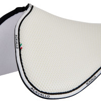 Ammortizzatore in memory foam con grip in gel esagonale e rialzo posteriore Acavallo Nero Ammortizzatore in memory foam con grip in gel esagonale e rialzo posteriore Acavallo Nero