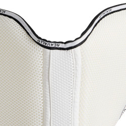 Ammortizzatore in memory foam con grip in gel esagonale e rialzo posteriore Acavallo Bianco