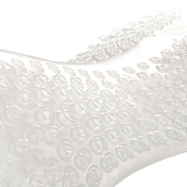 Ammortizzatore massaggiante in gel rialzato davanti e dietro Acavallo Trasparente