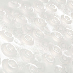 Ammortizzatore massaggiante in gel rialzato davanti e dietro Acavallo Trasparente