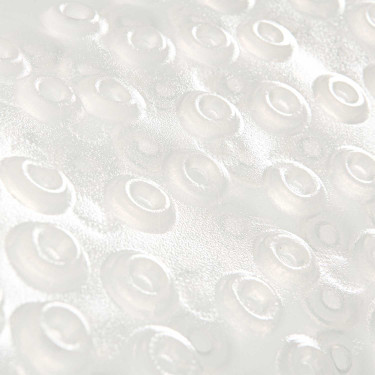 Ammortizzatore massaggiante in gel rialzato davanti e dietro Acavallo Trasparente