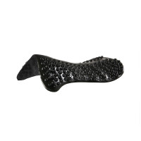 Ammortizzatore massaggiante in gel rialzato davanti e dietro Acavallo Nero