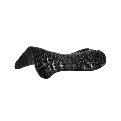 Ammortizzatore massaggiante in gel rialzato davanti e dietro Acavallo Nero Ammortizzatore massaggiante in gel rialzato davanti e dietro Acavallo Nero