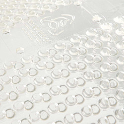 Ammortizzatore massaggiante in gel rialzato davanti Acavallo Trasparente