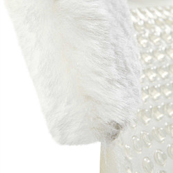 Ammortizzatore massaggiante in gel con inserto in lana di pecora Acavallo Trasparente / bianco Ammortizzatore massaggiante in gel con inserto in lana di pecora Acavallo Trasparente / bianco