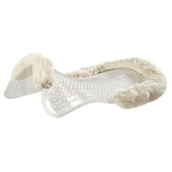 Ammortizzatore massaggiante in gel con inserto in lana di pecora Acavallo Trasparente / naturale