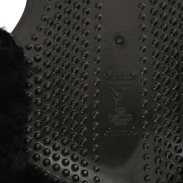 Ammortizzatore massaggiante in gel con inserto in lana di pecora Acavallo Nero / nero