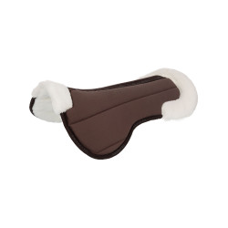 Ammortizzatore in lana ecologica Equestro Marrone / marrone / bianco