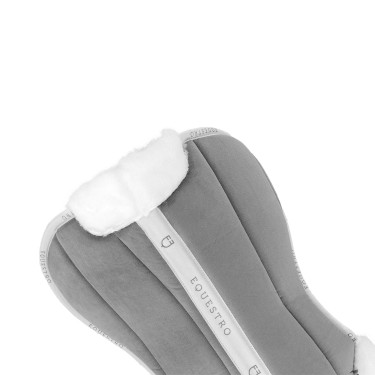 Ammortizzatore in lana ecologica Equestro Grigio / bianco