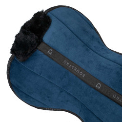 Ammortizzatore in lana ecologica Equestro Blu navy / nero