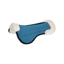 Ammortizzatore in lana ecologica Equestro Petrolio / nero / bianco