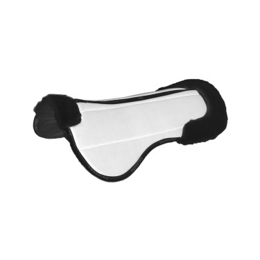 Ammortizzatore in lana ecologica Equestro Bianco / nero