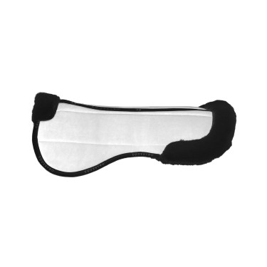 Ammortizzatore in lana ecologica Equestro Bianco / nero