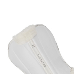 Ammortizzatore in lana ecologica Equestro Bianco / bianco