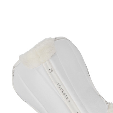 Ammortizzatore in lana ecologica Equestro Bianco / bianco