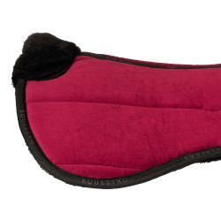 Ammortizzatore in lana ecologica Equestro Vino / nero Rosso