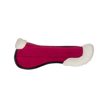 Ammortizzatore in lana ecologica Equestro Vino / nero / bianco