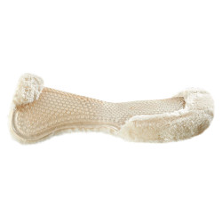 Ammortizzatore in gel con rialzo anteriore completo in lana di pecora Acavallo Trasparente / naturale