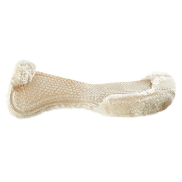 Ammortizzatore in gel con rialzo anteriore completo in lana di pecora Acavallo Trasparente / naturale