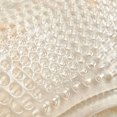 Ammortizzatore in gel con rialzo anteriore completo in lana di pecora Acavallo Trasparente / naturale