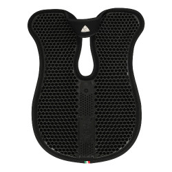 Ammortizzatore in gel esagonale sottile 5mm con feltro Acavallo Nero