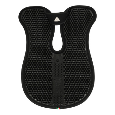 Ammortizzatore in gel esagonale sottile 5mm con feltro Acavallo Nero