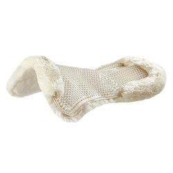 Ammortizzatore in gel con rialzo posteriore completo in lana di pecora Acavallo Trasparente / naturale