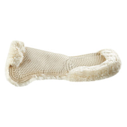 Ammortizzatore in gel con rialzo posteriore completo in lana di pecora Acavallo Trasparente / naturale