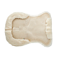 Ammortizzatore in gel con rialzo posteriore completo in lana di pecora Acavallo Trasparente / naturale