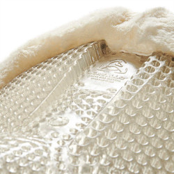 Ammortizzatore in gel con rialzo posteriore completo in lana di pecora Acavallo Trasparente / naturale