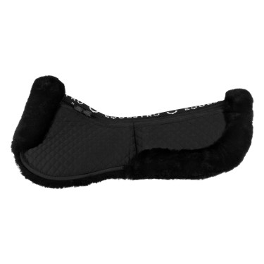 Ammortizzatore in cotone con tasche e montone Equestro Nero / nero