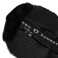 Ammortizzatore in cotone con tasche e montone Equestro Nero / nero Ammortizzatore in cotone con tasche e montone Equestro Nero / nero