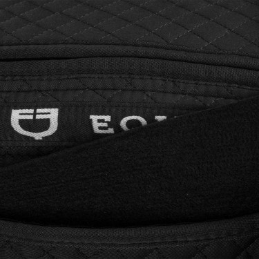 Ammortizzatore in cotone con tasche e montone Equestro Nero / nero