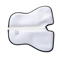 Ammortizzatore in memory foam con grip in silicone e fibra di bambù Acavallo Bianco Ammortizzatore in memory foam con grip in silicone e fibra di bambù Acavallo Bianco