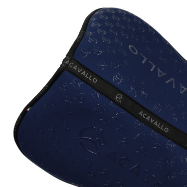 Ammortizzatore in memory foam con grip in gel bifacciale Acavallo Blu profondo / nero Blu marino