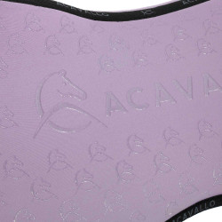 Ammortizzatore in memory foam con grip in gel bifacciale Acavallo Lilla / nero Viola