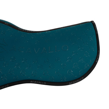 Ammortizzatore in memory foam con grip in gel bifacciale Acavallo Petrolio / nero Blu