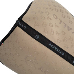 Ammortizzatore in memory foam con grip in gel bifacciale Acavallo Sabbia / nero Giallo