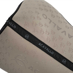 Ammortizzatore in memory foam con grip in gel bifacciale Acavallo Terra / nero Marrone